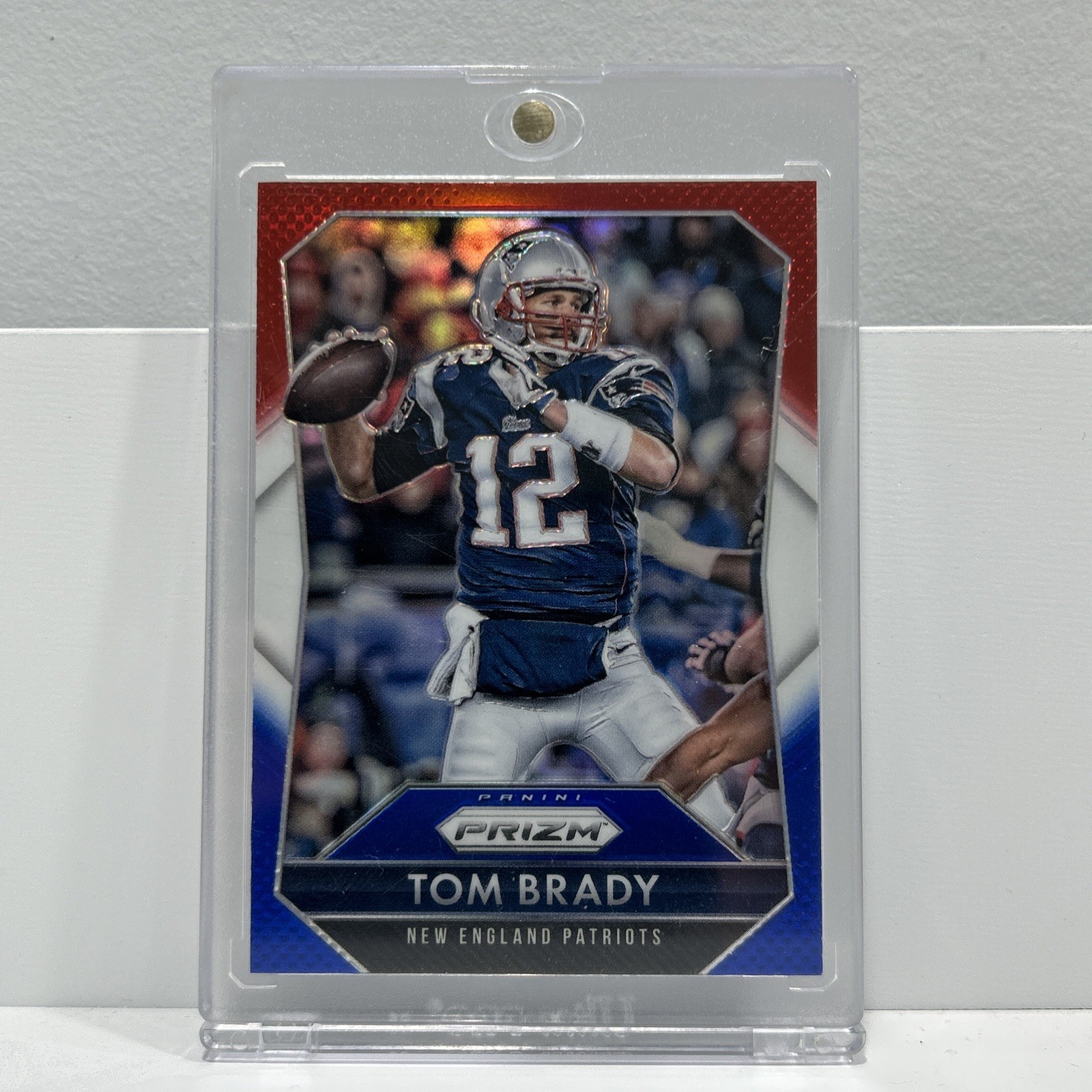 2015 Panini Prizm Tom Brady Red White & Blue Prizm