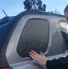 Topographic Map Window Decal - Universal Fit for Cars, Vans & SUVs - x1