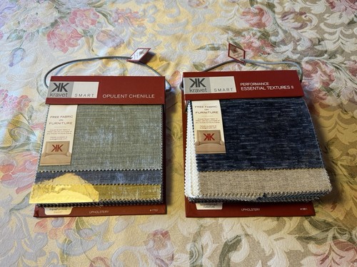 Kravet Smart Opulent Chenille & Performance Essential Textures II Fabric Samples
