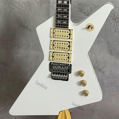E-1 Custom Solid Body Electric Guitar Rounded Fret FR Bridge Fast shipping US