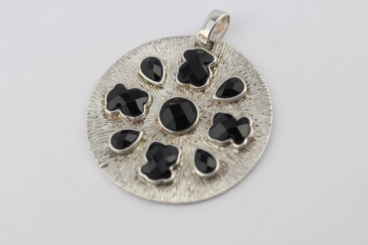 TOUS Piedra Colgante Top Plata Esterlina 925 Oso Charm Joyería Accesorios E222