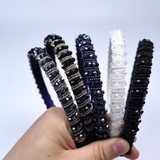 Baroque Crystal Headband Hair Accessory Women Elegant Party Bridal Hairpiece