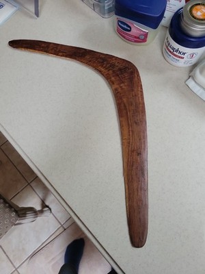 Wooden Returning Boomerang  - Aboriginal Australian Boomerang