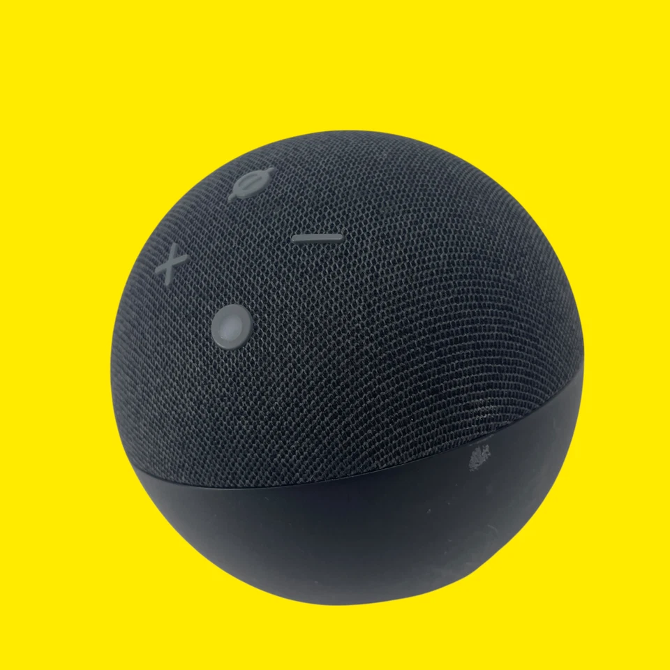 ЛОТ ИЗ 2 умных динамиков Amazon Echo Dot 4-го поколения B7W64E черные #1949 z50/2 - Изображение 3 из 4