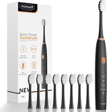 mornwell Sonic Electric Toothbrushes, Rechargeable Electric Toothbrush with 8 Br
