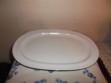 TOP erhaltene Servierplatte Friesland weiss m...