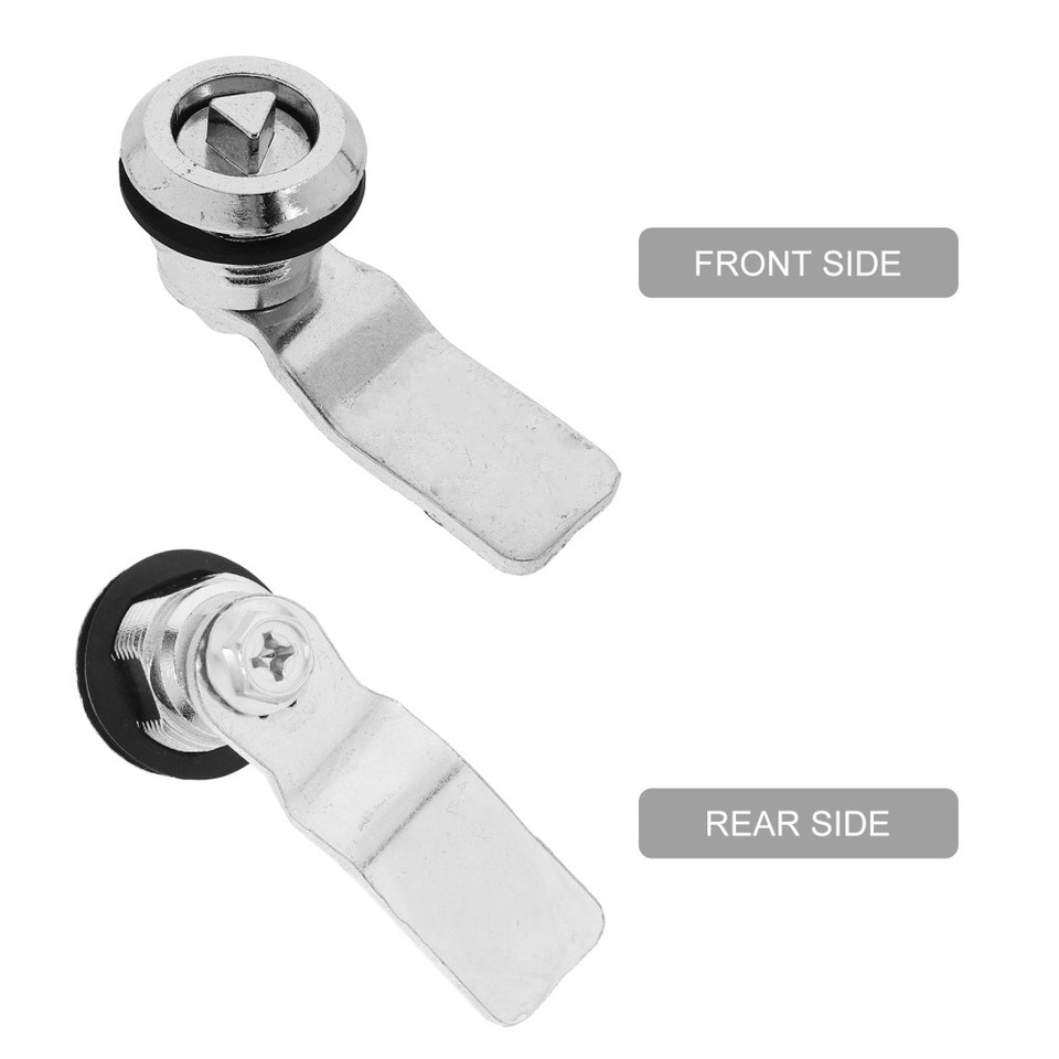 Triangle Lock Metal Triangular Key Waste Bin Garbage Can with Outdoor ...