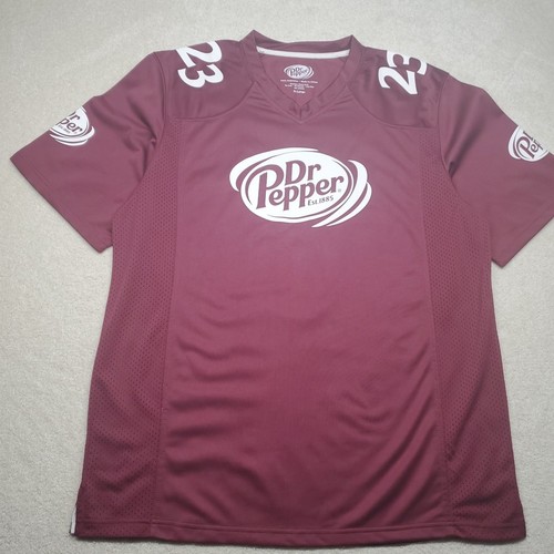 Dr Pepper #23 Team Football Style Jersey Shirt Size XL Promotional NWT - Picture 1 of 15