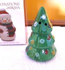 SNOWMAN & CHRISTMAS TREE SALT & PEPPER SET BY MIKASA /CELEBRATIONS-BRAND NEW — photo 4