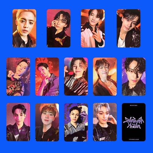 Juego de 13 tarjetas fotográficas Kpop SEVENTEEN HEAVEN de doble cara hechas a sí mismas - Imagen 5 de 11