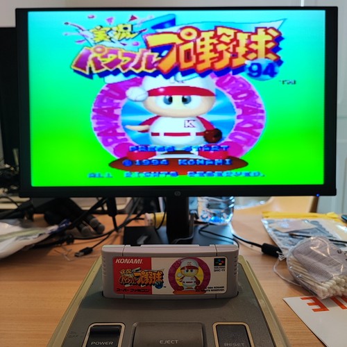 Jikkyou Powerful Pro Yakyuu 94 Nintendo Super Famicom NTSC-J - Photo 2/4