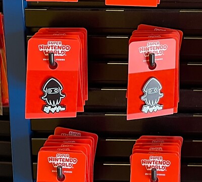 Universal Studios Hollywood Super Nintendo World squid Blooper Enamel Pin New