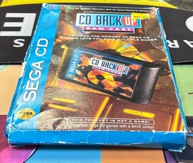 SEGA CD RAM CART Backup - In Box with Manual - TESTED