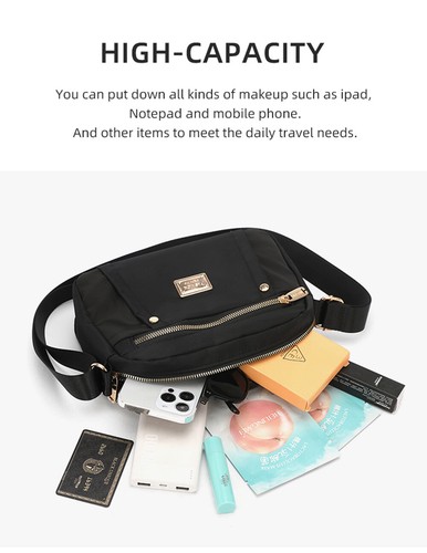 Women Crossbody Bag Multi Pocket Messenger Shoulder Bag Travel Handbags Shopping - Picture 6 of 31