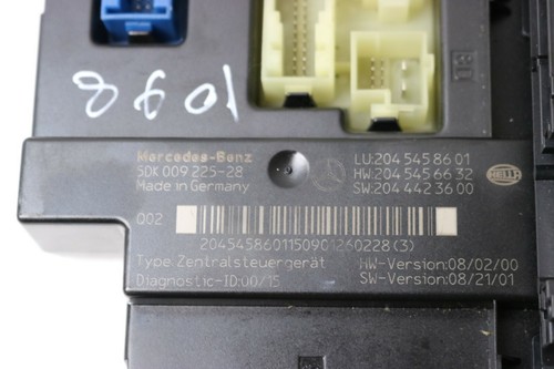 Mercedes Benz C300 W204 SAM Sicherungskasten Sicherungskastenmodul 2045458601 - Bild 2 von 3