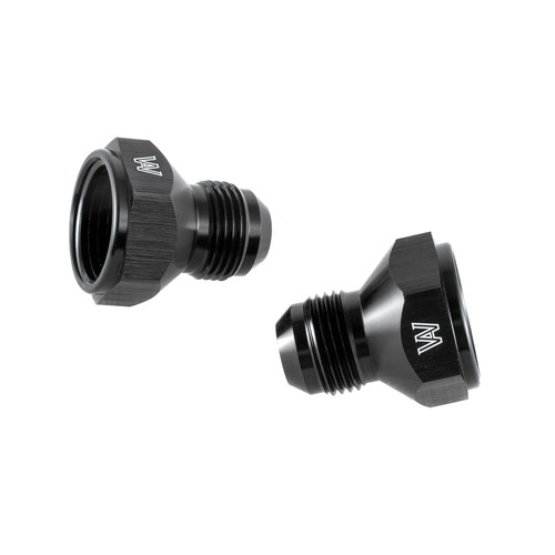 2 PCS 12 AN Female to 10AN Male Flare Reducer Fuel Cell Bulkhead Adapter Fitting eBay