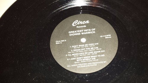 DIONNE WARWICK - GOLDEN HITS - CIRCA 565 - RECORD LP VINYL 12" - Imagen 4 de 4
