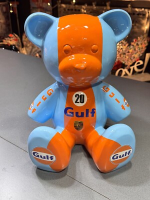 Kunstwerk - Porsche  Le Mans - Gulf - Rennsport -  Style Teddy - Pop Art