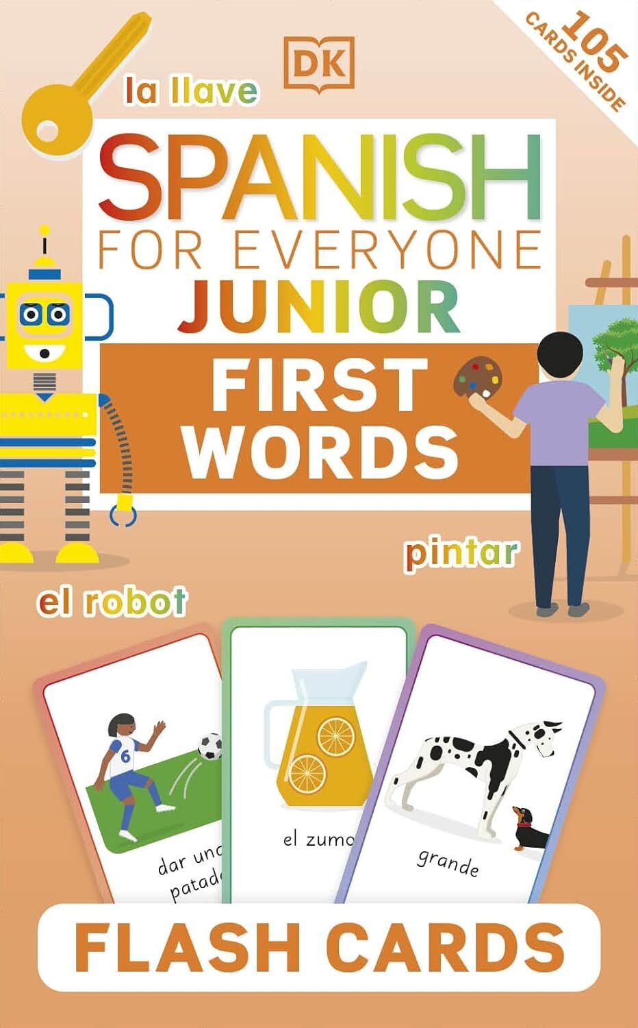 Spanish for Everyone Junior First Words Flash Cards - Image 2