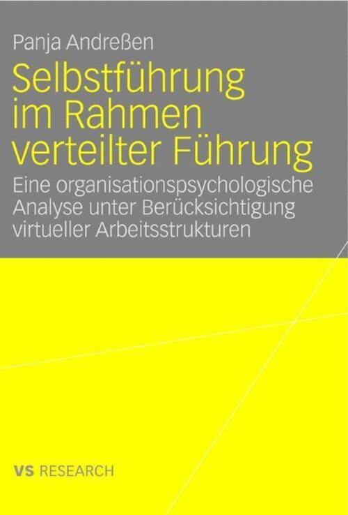 Thumbnail - Selbstführung Rahmen Verteilter Führung Panja Andreßen Taschenbuch