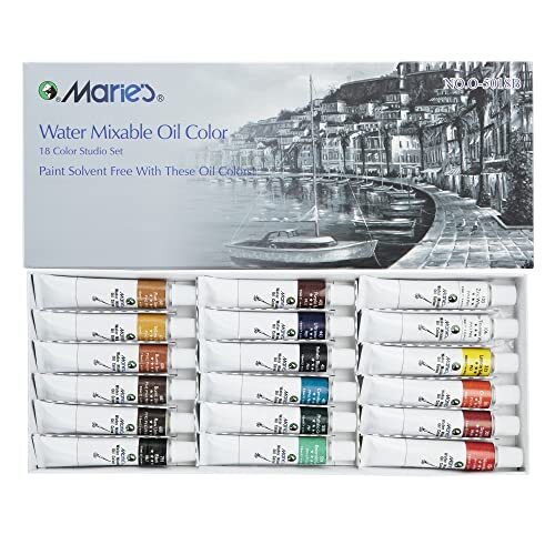 Color Paint Set - 12ml Tubes - Solvent-free - Assorted Colo.