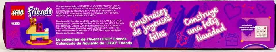 LEGO (41353) Friends Advent Calendar 2018 Christmas Winter Brand New Sealed Rare - Image 3 of 4