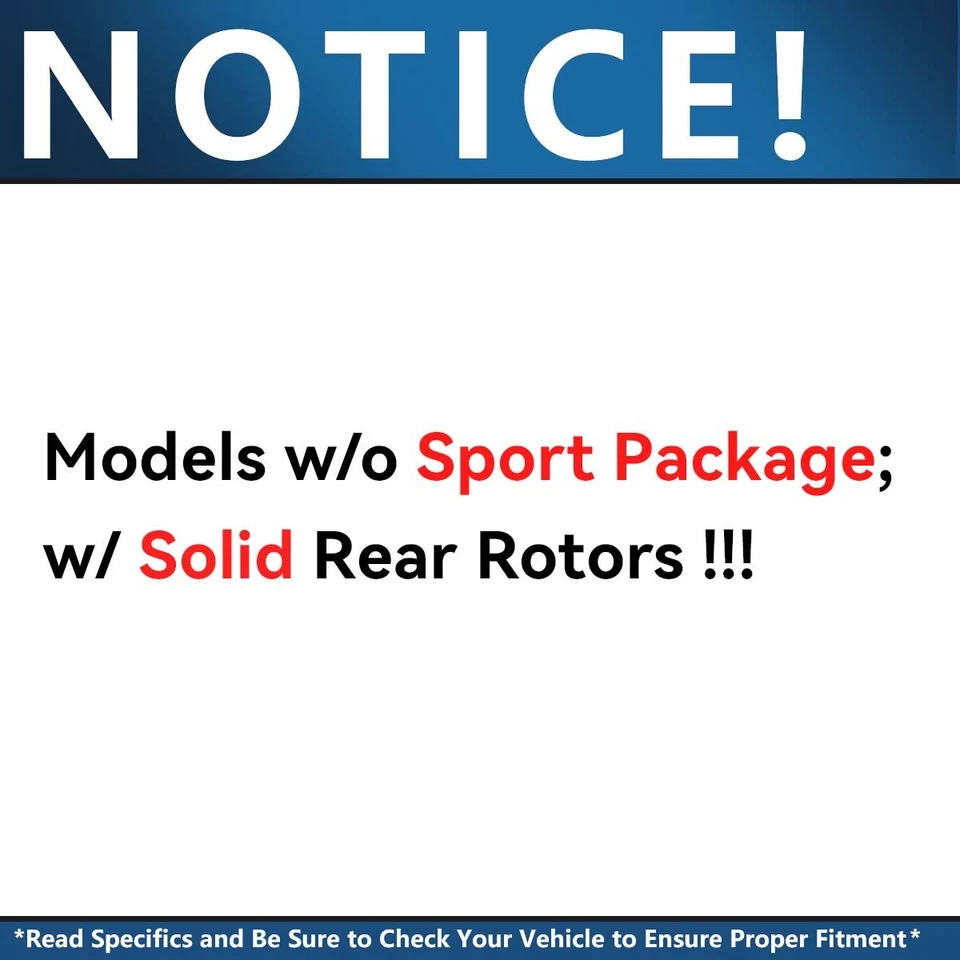 Front Rear Drilled Rotors Ceramic Brake Pads for Mercedes-Benz C230 C250 C300 - Image 2 of 4