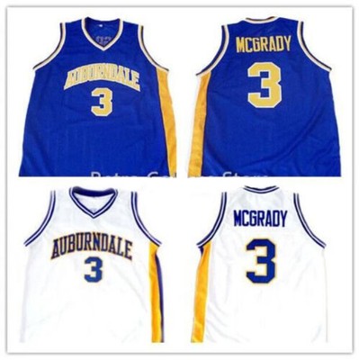 Retro TRACY McGRADY #3 Auburndale Basketball Jerseys Custom Any Name Sewn