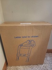 Ladder Toilet Seat with Step Stool Ladder for children