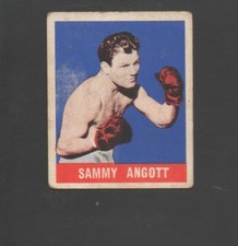 1948 Leaf Boxing Card #2 Sammy Angott-Lightweight G-Vg Card