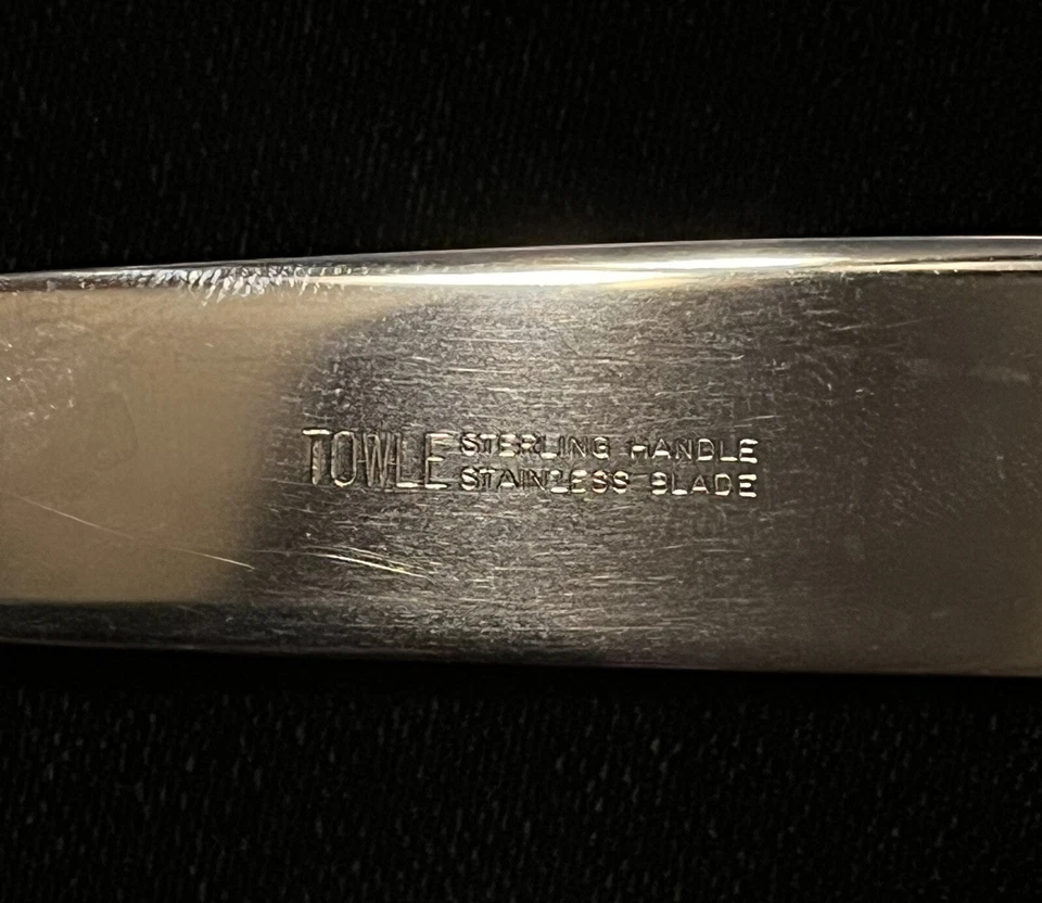 Sterling Silver Flatware - Towle Grand Duchess Regular Knife Modern - Image 3 of 3