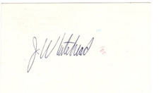 Jerome Whitehead Signed Index Card / Autographed NBA Basketball SD Clippers