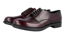 AUTH LUXURY PRADA DERBY BUSINESS SHOES 2EE212 CORDOVAN NEW US 8 EU 41 41,5