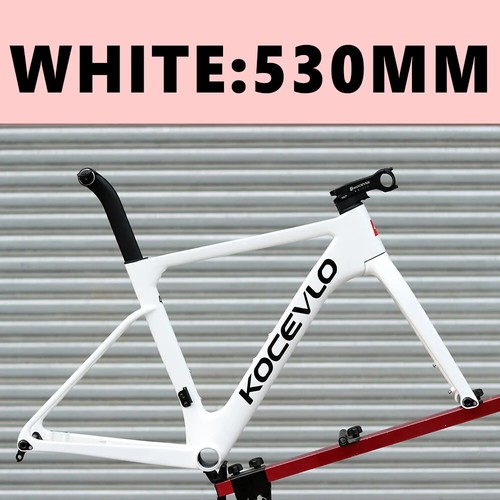 Carbon Road Bicycle Frame 440-560mm Frameset Full Internal Cable 700x32C Tire - Picture 38 of 48