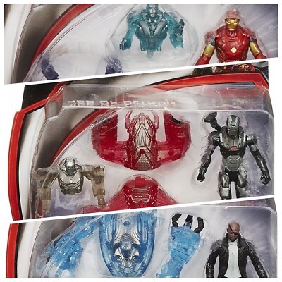 Lot: 3 Packs= Marvel Avengers Age of Ultron Hasbro Fury Iron
