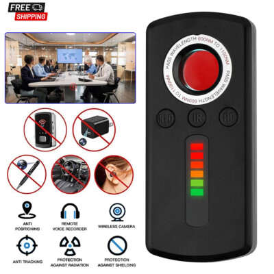 Anti-Spy Hidden Camera Wireless Detector Bug GPS Tracker Finder Scanner Device