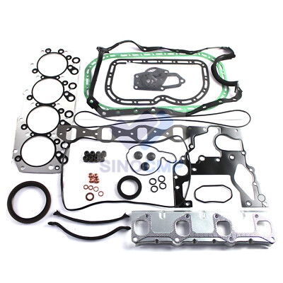 4JB1 4JB1T Engine Full Gasket Kit For Isuzu PickUp NKR NHR Truck Bobcat Loader