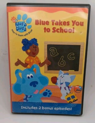 Blues Clues- Blue Takes You To School (Dvd,2003) PRE-OWNED VERY