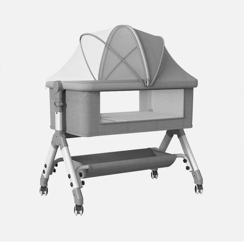 Bopeep Baby Cot Bed Crib Portable w/ Bassinet Safety Fence