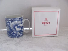 Spode Astro Millennium -England-Blue Design -3 3/8" Mug(s) -w Box