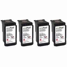 4-Pack | Pitney Bowes SL-870-1 Red Ink Cartridge for SendPro Mailstation