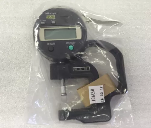 New Mitutoyo 547-516 Digimatic IDS Thickness Gage 547-516 / 6 month warranty