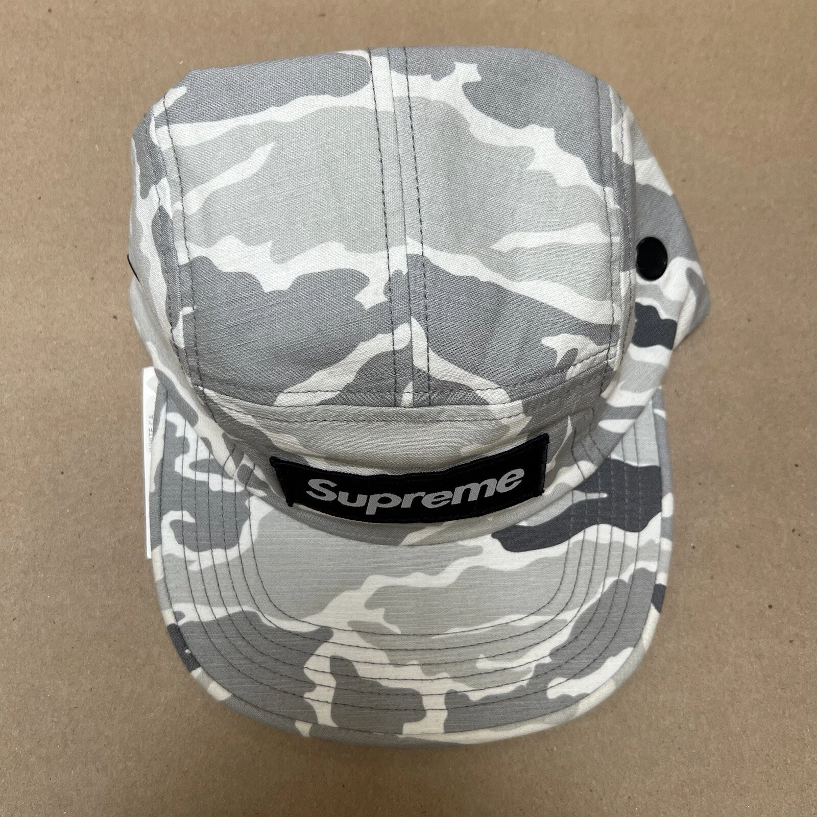 Casquette de camp SS16 Supreme Tiger Camo 5 panneaux 2016