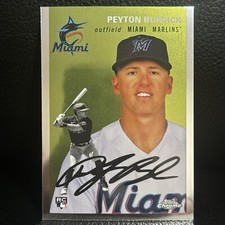 Peyton Burdick 2023 Topps Chrome Platinum Anniversary Rookie Base Set Card #61