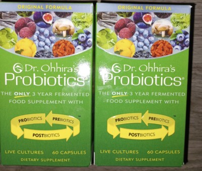 Dr. Ohhira's Probiotics Original Formula 60 Caps x 2 = 120 capFREE SHIPPING 
