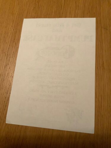 Original Concept Flyer Handbill 1987 Rap Hip Hop Def Jam - Foto 2 di 2
