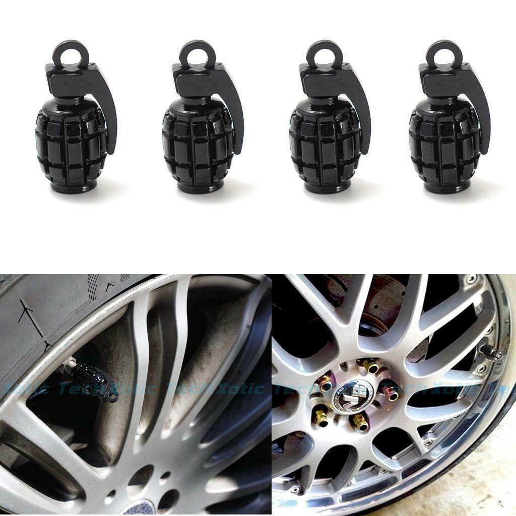 Purchase 4 X 1:5 Grenade Style Wheel Tyre Tire Valve Stems Cap Air Dust Covers For Toyota In HK - Foto 3