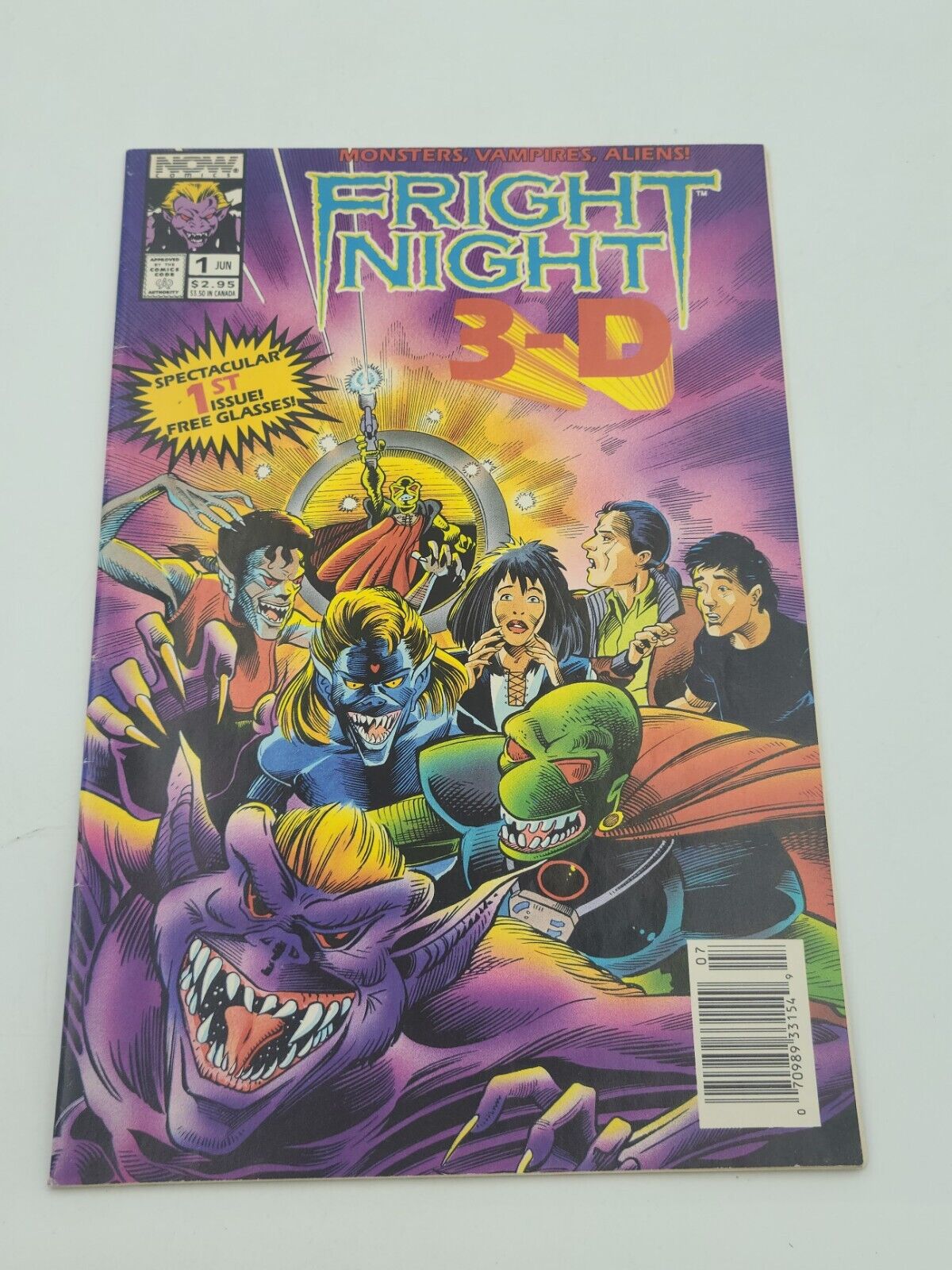Fright Night 3-D #1 June Now Comics 1992