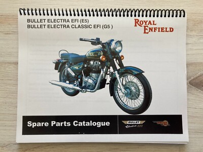 Royal Enfield Bullet 500 Electra E5 and G5 Models Factory Parts