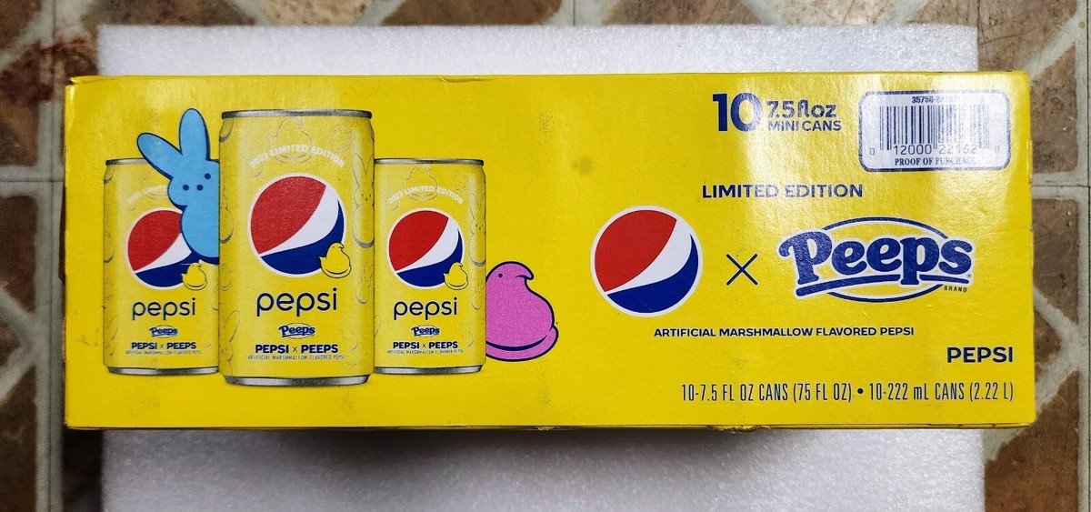 10-Pack) Pepsi x Peeps Easter 2023 Limited Edition 7.5 Oz